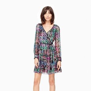 Kate Spade Metallic Multi Dot Mini Dress